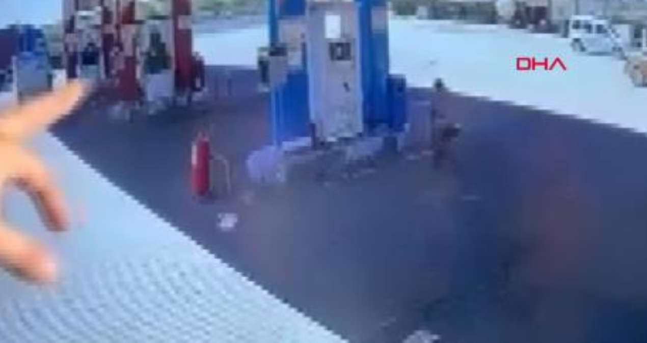 akaryakit istasyonundaki silahli kavga kamerada NZWwGviM