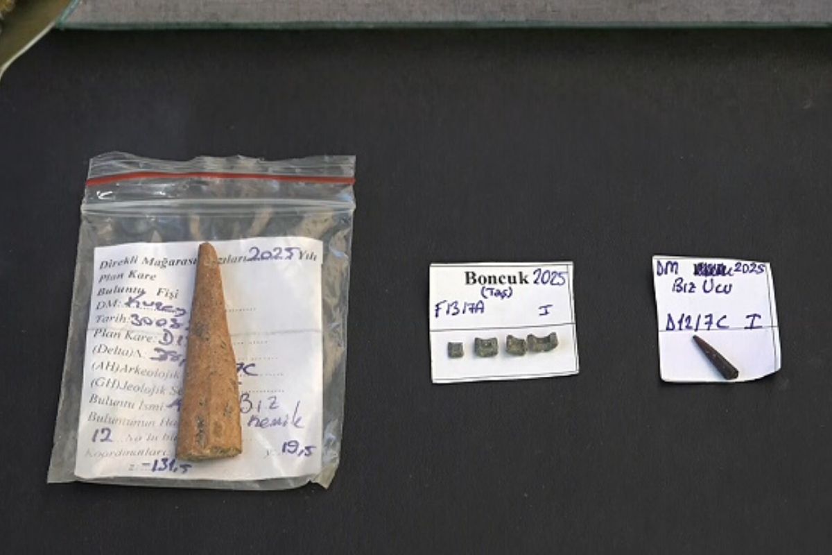 direkli magarasinda 13 bin yil oncesine ait delici el aleti ve boncuklar bulundu X5TaOwgl.jpg