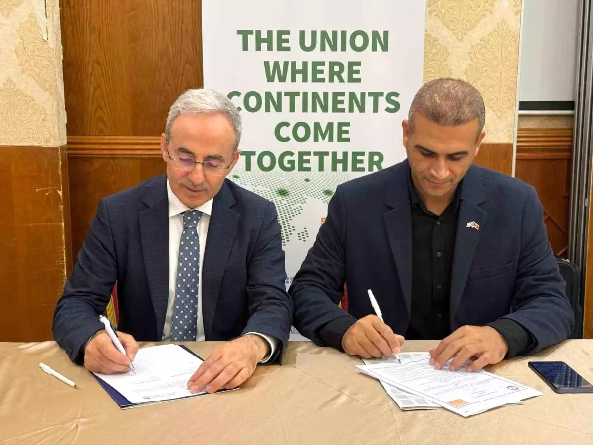 gaziantep islam bilim ve teknoloji universitesi rektoru tunusta turk arap universite rektorleri kongresine katildi KU4xslaT.jpg