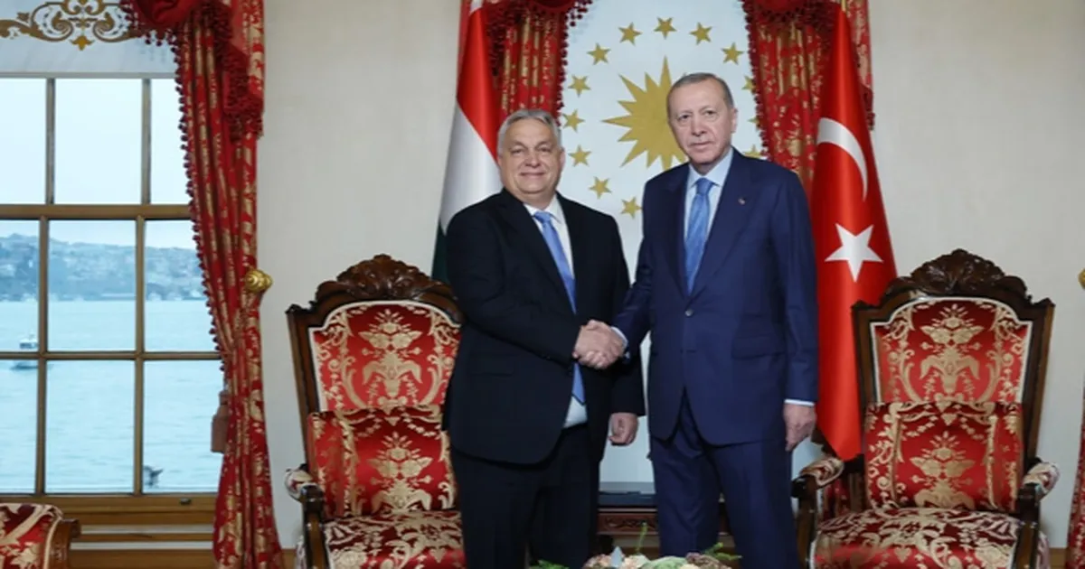 Macaristan Başbakanı Orban Dolmabahçe’de